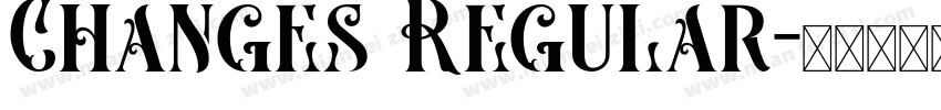 Changes Regular字体转换